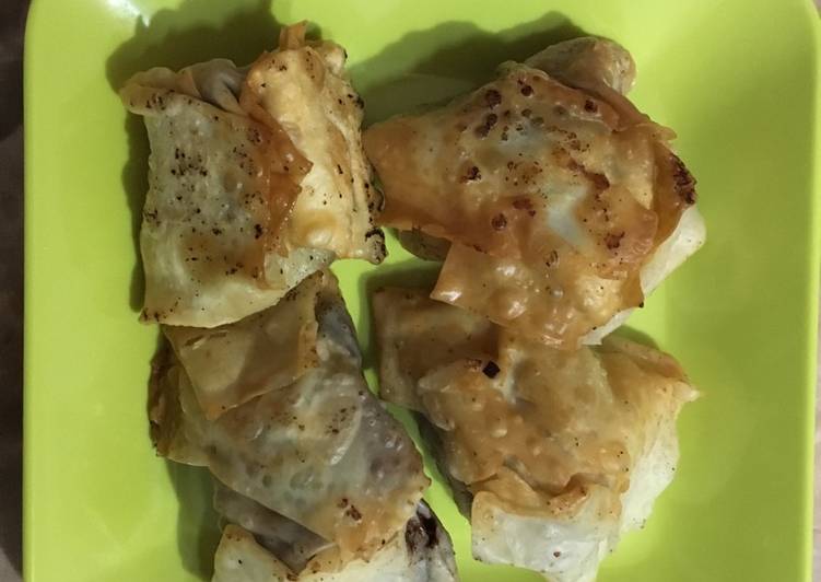 resep masakan Pisang coklat keju dibalut kulit lumpia