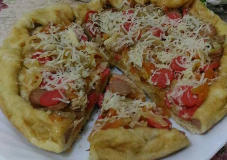 resep Home made Pizza teflon