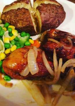 Ayam saus mentega, baked potato, steamed veggies ðŸ—ðŸ½