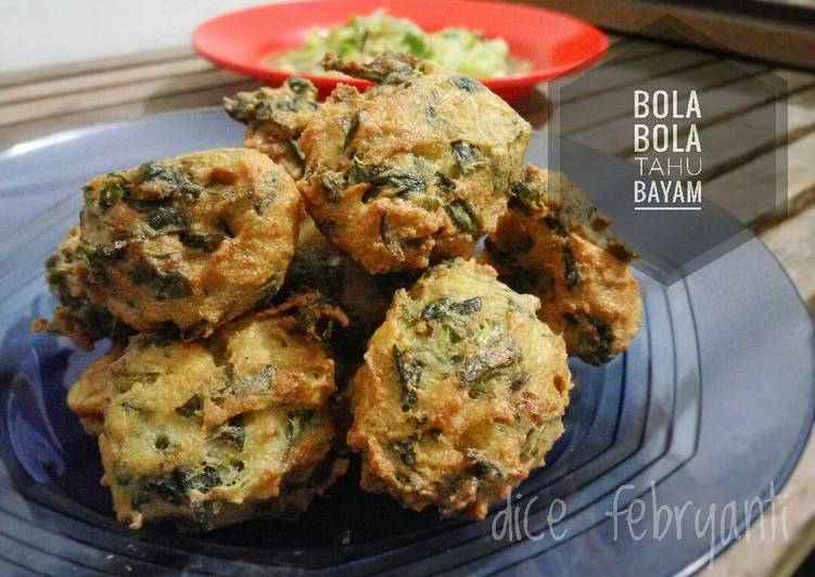 gambar untuk resep makanan Bola-bola Tahu Bayam