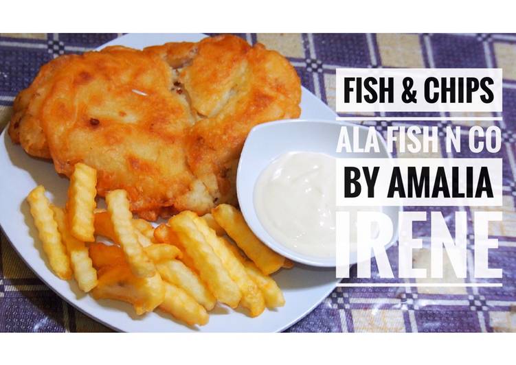 Resep Fish n chips ala fish n co homemade - Dapur Amalia Irene