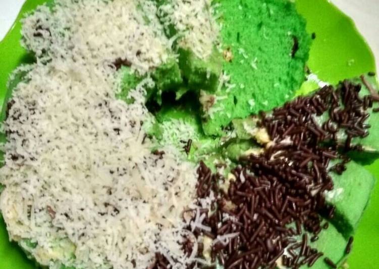 resep masakan Bolu pandan kukus