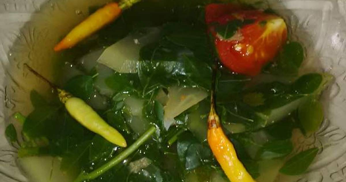 Resep sayur kelor  pepaya muda oleh etiktok Cookpad