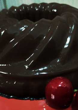 Puding coklat simple