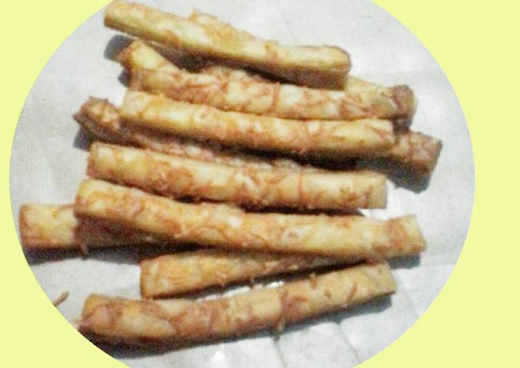 resep masakan Stik Keju Renyah (Simple pakai kulit pastry)