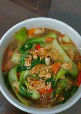 Cah sawi daging saos tiram