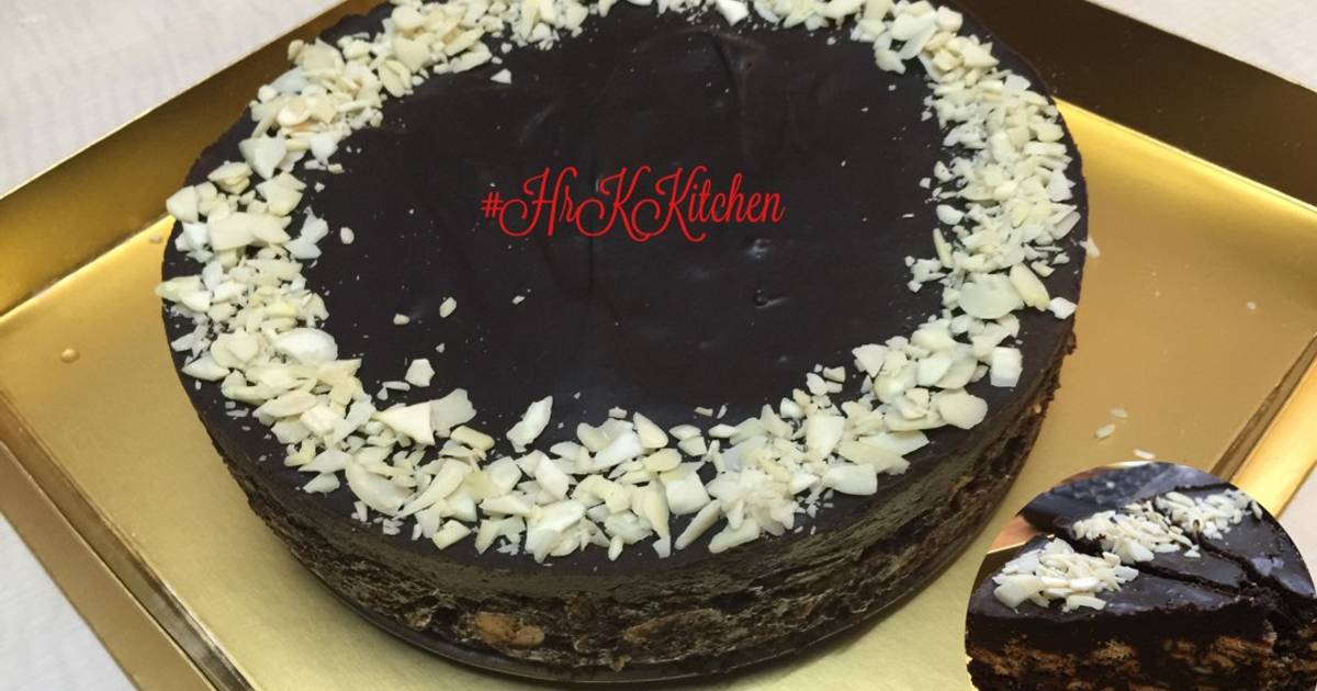 Resep Chocolate cake ( No Bake )