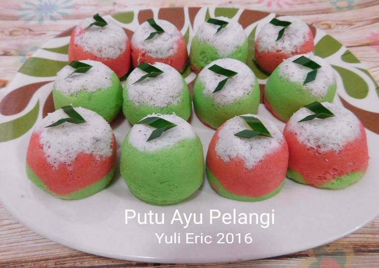 resep lengkap untuk Putu Ayu Pelangi