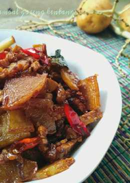 Sambal goreng kentang dan tempe