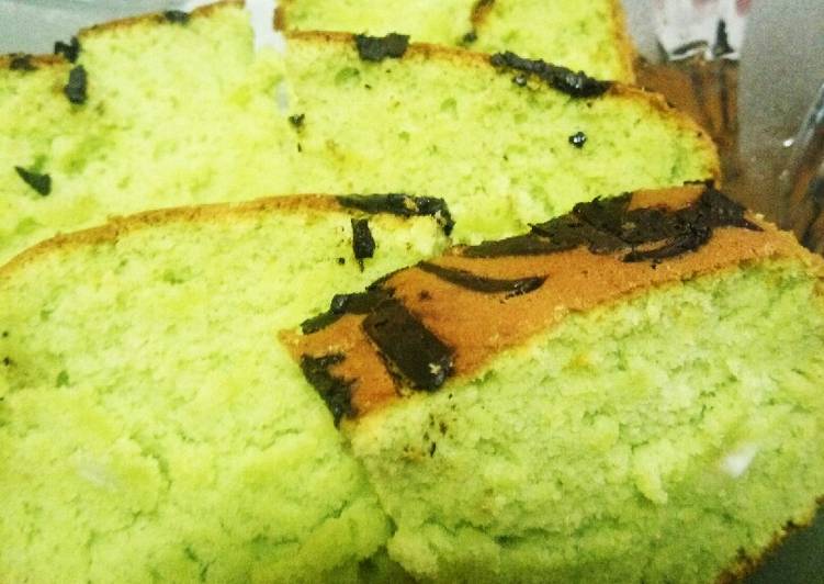 resep Cake Durian Pandan