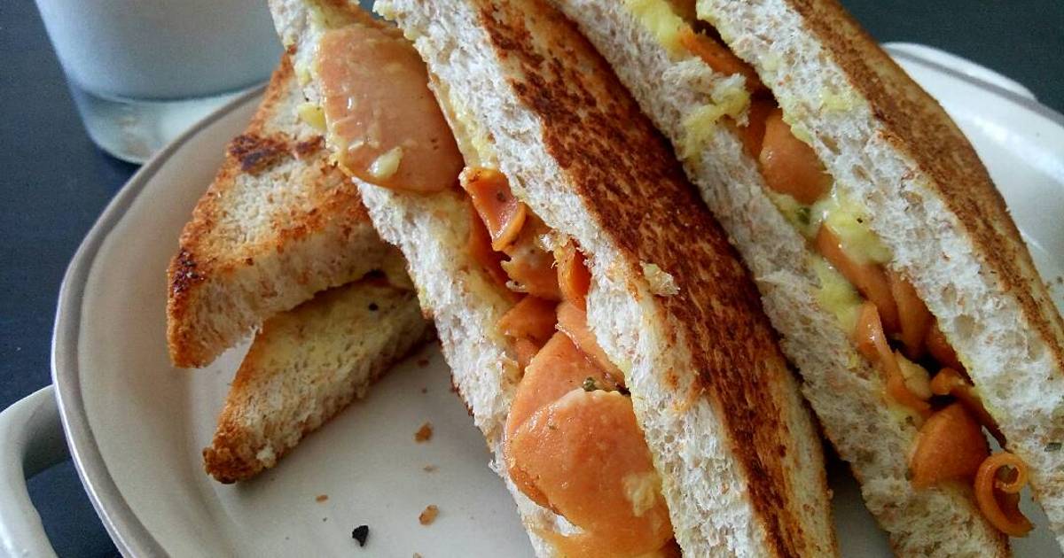 Sandwich sosis - 44 resep - Cookpad
