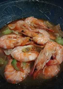 Tumis Udang Gambas aka Oyong