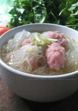 Sop Bakso Cumi Soun