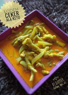 Lodeh Ceker ala Keto #Ketopad_CP_Olahan Ceker