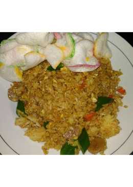 Nasi goreng pedas manis telor mix bakso