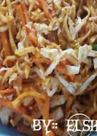 Mie urai goreng saus 4 serangkai