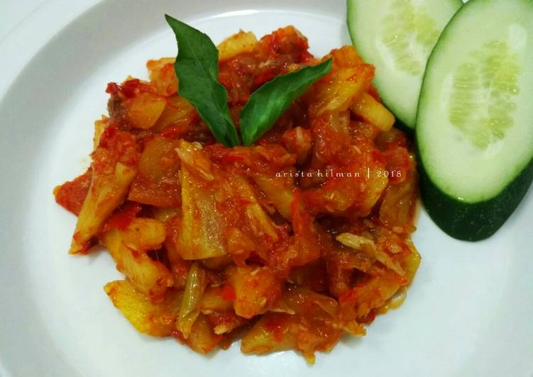 cara membuat Sambal Terasi Nanas