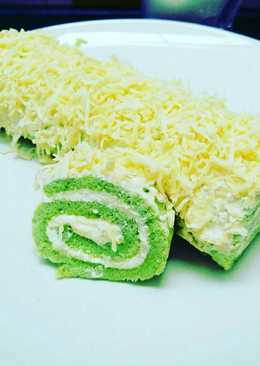 Bolu gulung cream cheese keto