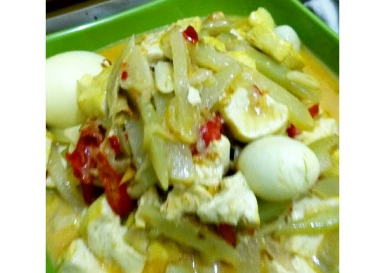 Resep Sayur Santan Labu Siam Campur?? Oleh Diyena Masyita