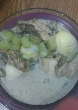 Opor ayam telor simple