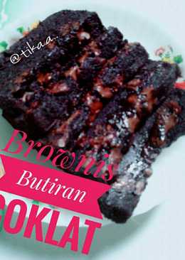 Brownies Kukus Lembut Butiran Coklat