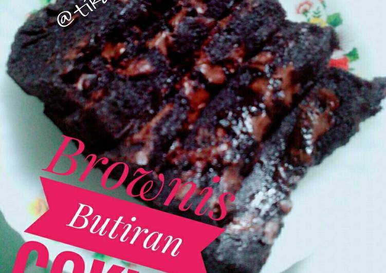 gambar untuk cara membuat Brownies Kukus Lembut Butiran Coklat