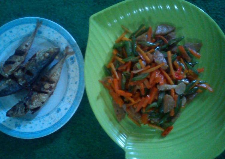 gambar untuk resep makanan Oseng Buncis,Wortel plus Pentol Sapi :)