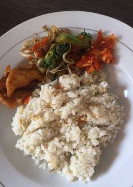 Nasi liwet tanpa santan rice cooker