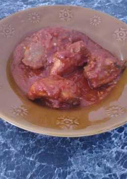 Ayam balado terasi yang super pedasssss