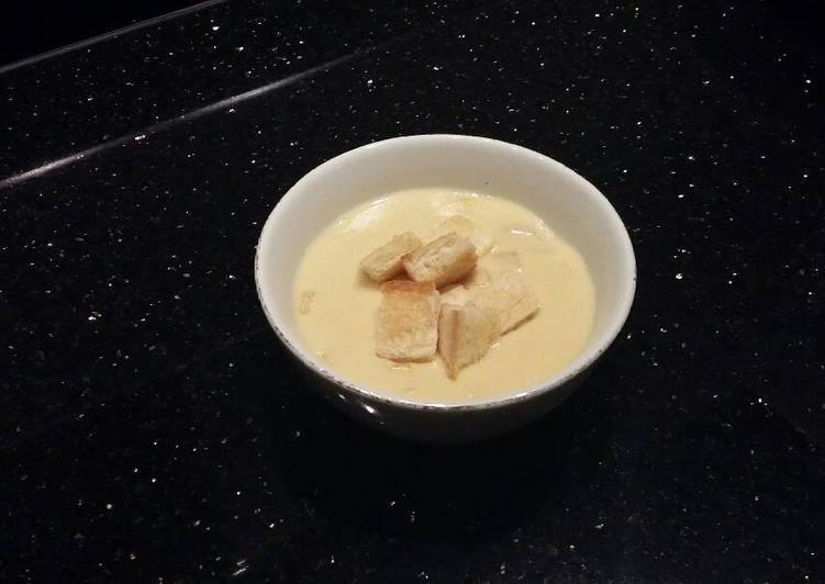 bahan dan cara membuat Corn Cream Soup