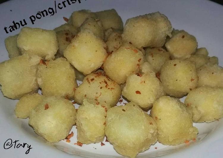 cara membuat Tahu pong / tahu crispy