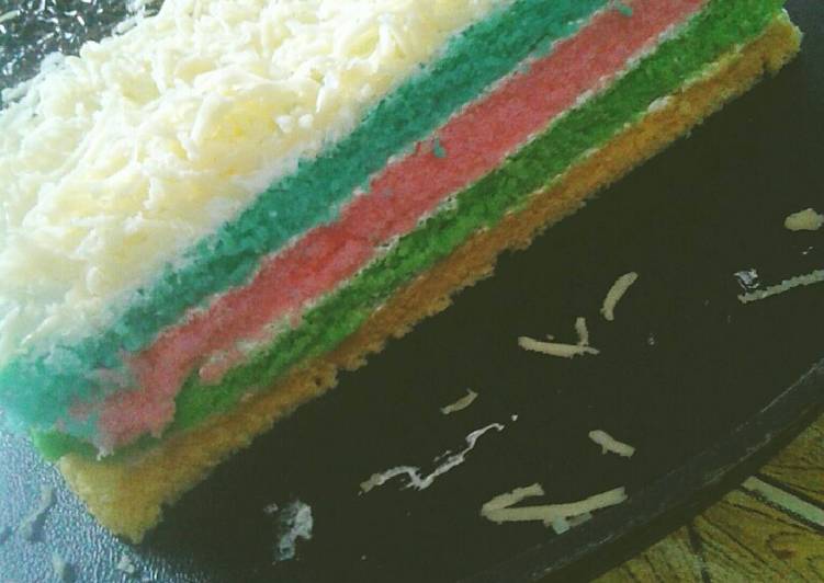 Resep Rainbow cake - indria