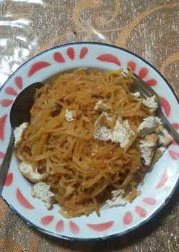 Mie Sagu Goreng Mangga Muda