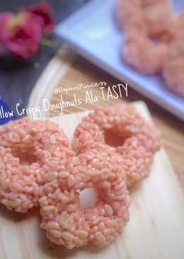 Marshmallow Crispy Doughnuts ala TASTY