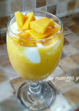 Jus mangga yogurt (healthier) #enakanbikinsendiri