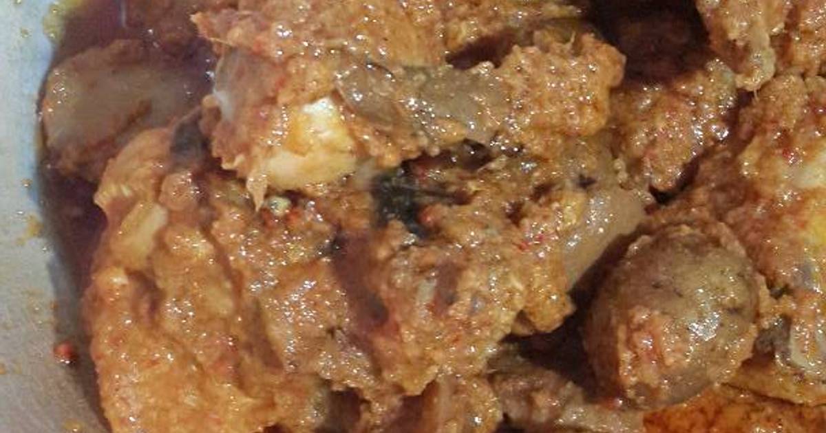 Resep Rendang ayam simpel lezatos ala anggi dianti