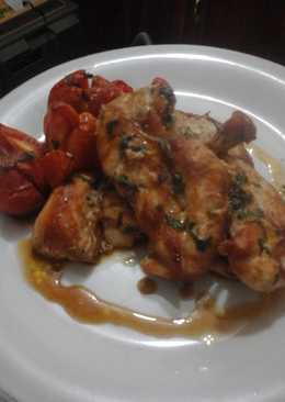 Homemade Grilled Chicken Tomato (diet GM day 5)