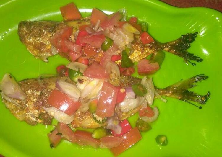 Resep Ikan panggang sambal dabu dabu Kiriman dari Riska Purnama