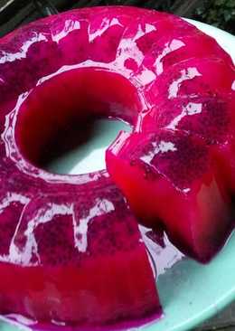 Pudding Buah Naga Merah