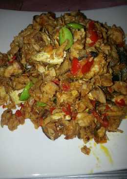 Seng oseng ikan campur