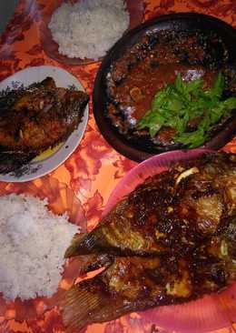 Gurami bakar asam pedas