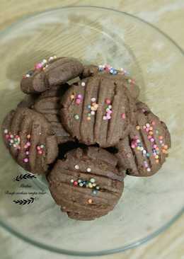 Cookies coklat tanpa telur