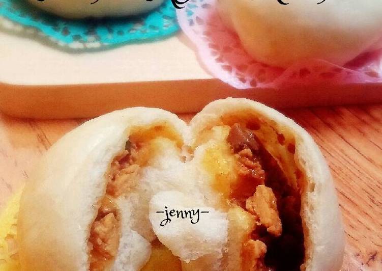 cara membuat Bakpao Ayam Kecap