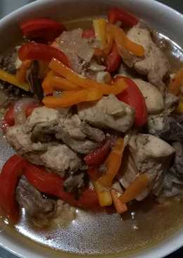 Ayam paprika wortel sauz tiram