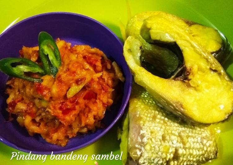 cara membuat Pindang bandeng sambel mangga