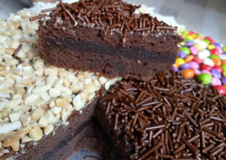 gambar untuk resep Brownies lapis kukus