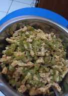 Tumis pare tempe pedas sederhana