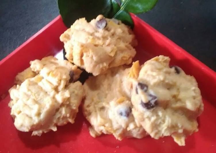 resep lengkap untuk Cookies cornflake