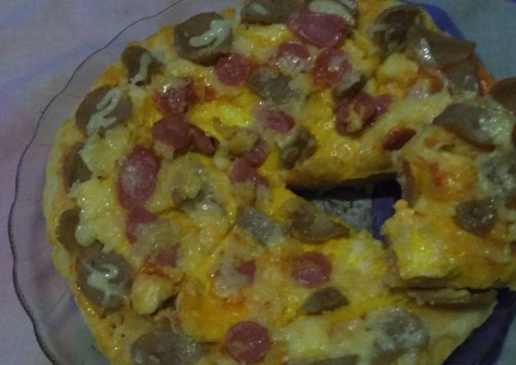 gambar untuk resep Pizza Teflon mudah simple dan murah