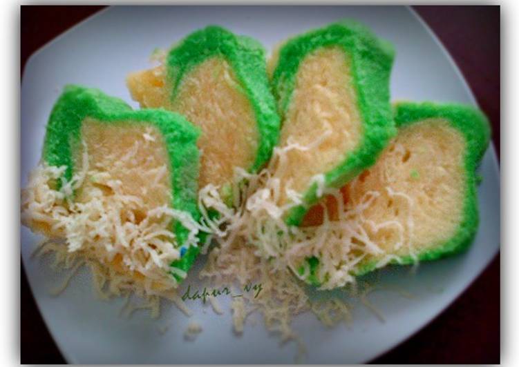 Resep Brownies Kukus Keju Pandan - dapurVY